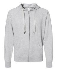 Unisex Lightweight Loopback Terry Zip Hood - Tiflee Tradex Company