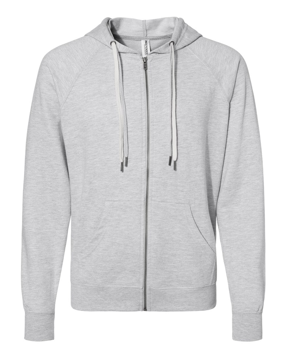 Unisex Lightweight Loopback Terry Zip Hood - Tiflee Tradex Company