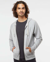 Unisex Lightweight Loopback Terry Zip Hood - Tiflee Tradex Company