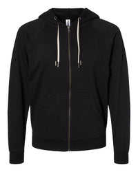 Unisex Lightweight Loopback Terry Zip Hood - Tiflee Tradex Company