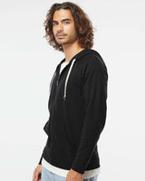 Unisex Lightweight Loopback Terry Zip Hood - Tiflee Tradex Company