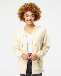 Unisex Lightweight Loopback Terry Zip Hood - Tiflee Tradex Company
