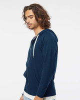 Unisex Lightweight Loopback Terry Zip Hood - Tiflee Tradex Company
