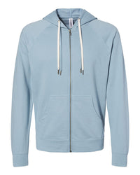 Unisex Lightweight Loopback Terry Zip Hood - Tiflee Tradex Company