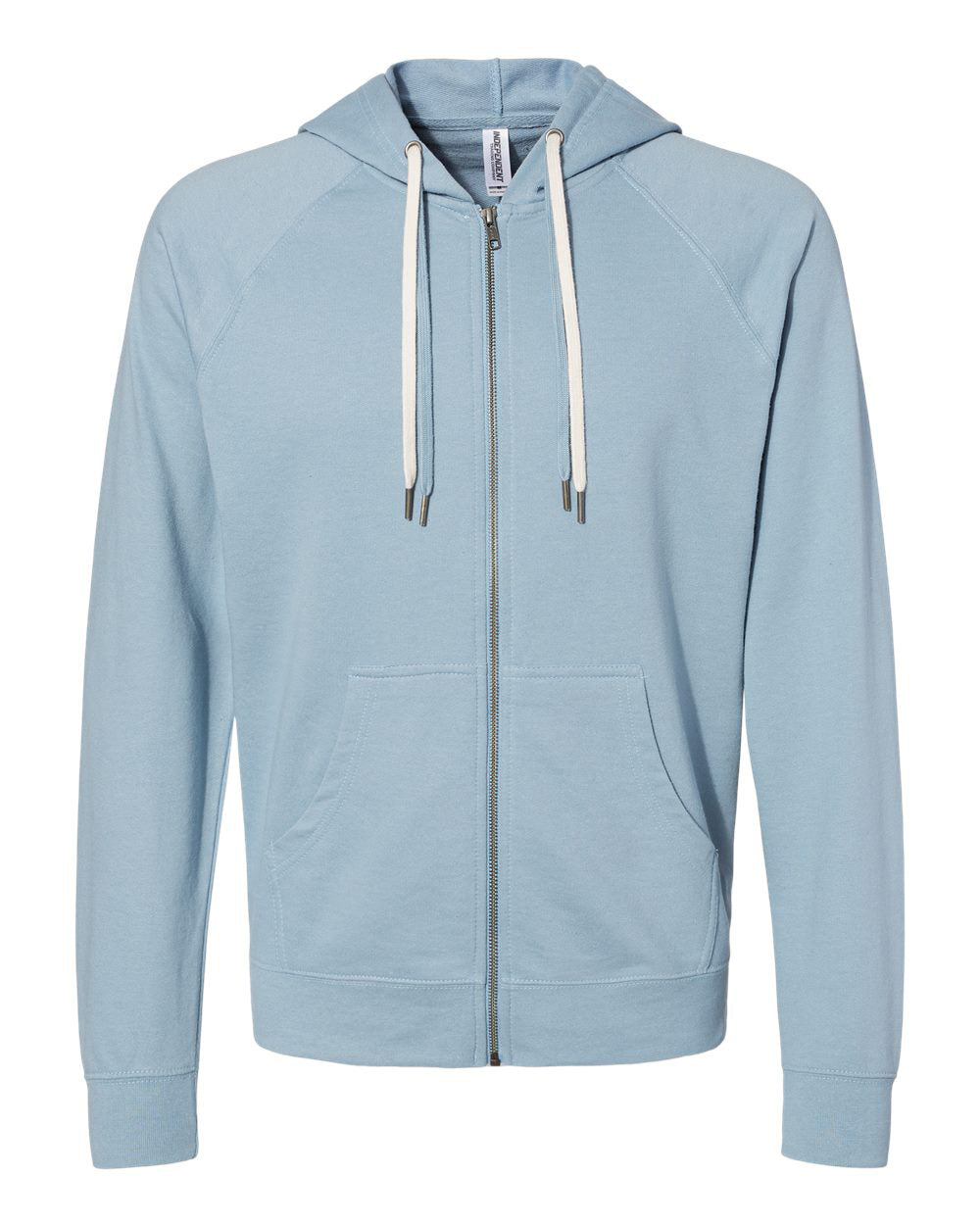 Unisex Lightweight Loopback Terry Zip Hood - Tiflee Tradex Company