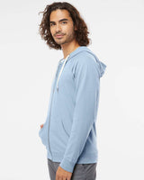 Unisex Lightweight Loopback Terry Zip Hood - Tiflee Tradex Company