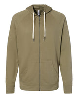 Unisex Lightweight Loopback Terry Zip Hood - Tiflee Tradex Company