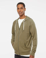 Unisex Lightweight Loopback Terry Zip Hood - Tiflee Tradex Company