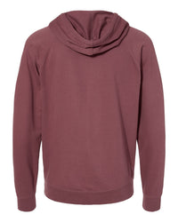 Unisex Lightweight Loopback Terry Zip Hood - Tiflee Tradex Company