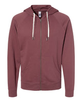 Unisex Lightweight Loopback Terry Zip Hood - Tiflee Tradex Company