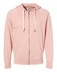Unisex Lightweight Loopback Terry Zip Hood - Tiflee Tradex Company