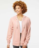 Unisex Lightweight Loopback Terry Zip Hood - Tiflee Tradex Company