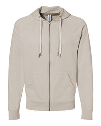 Unisex Lightweight Loopback Terry Zip Hood - Tiflee Tradex Company