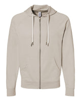 Unisex Lightweight Loopback Terry Zip Hood - Tiflee Tradex Company