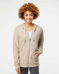 Unisex Lightweight Loopback Terry Zip Hood - Tiflee Tradex Company