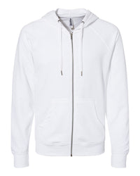 Unisex Lightweight Loopback Terry Zip Hood - Tiflee Tradex Company