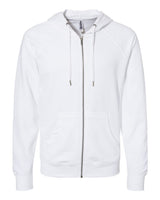 Unisex Lightweight Loopback Terry Zip Hood - Tiflee Tradex Company