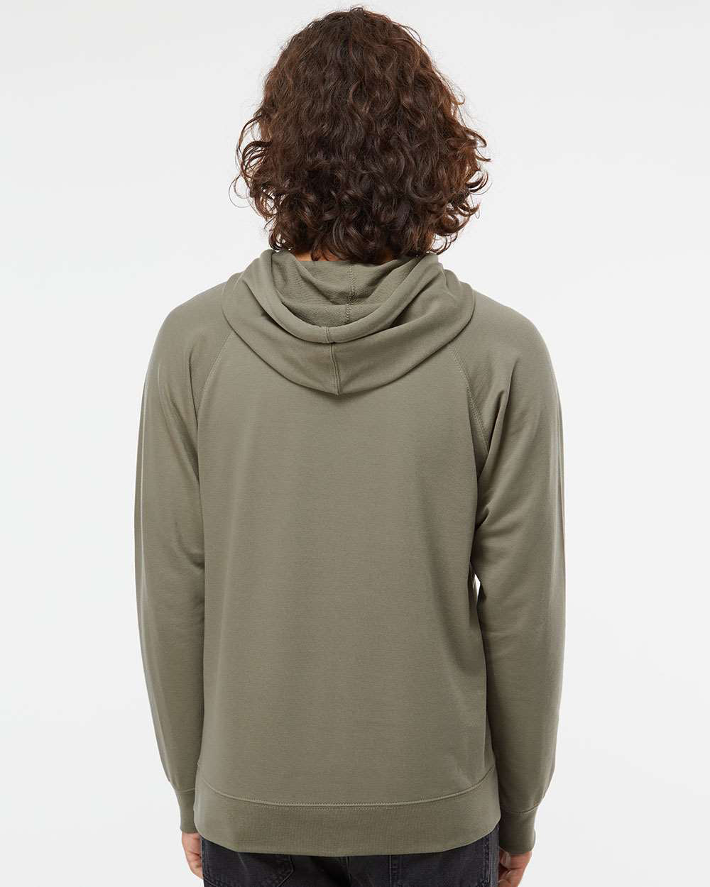 Unisex Lightweight Loopback Terry Hooded Pullover - Tiflee Tradex Company