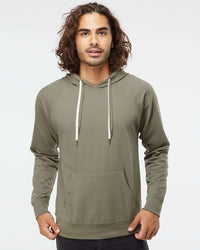 Unisex Lightweight Loopback Terry Hooded Pullover - Tiflee Tradex Company