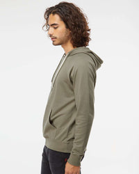 Unisex Lightweight Loopback Terry Hooded Pullover - Tiflee Tradex Company