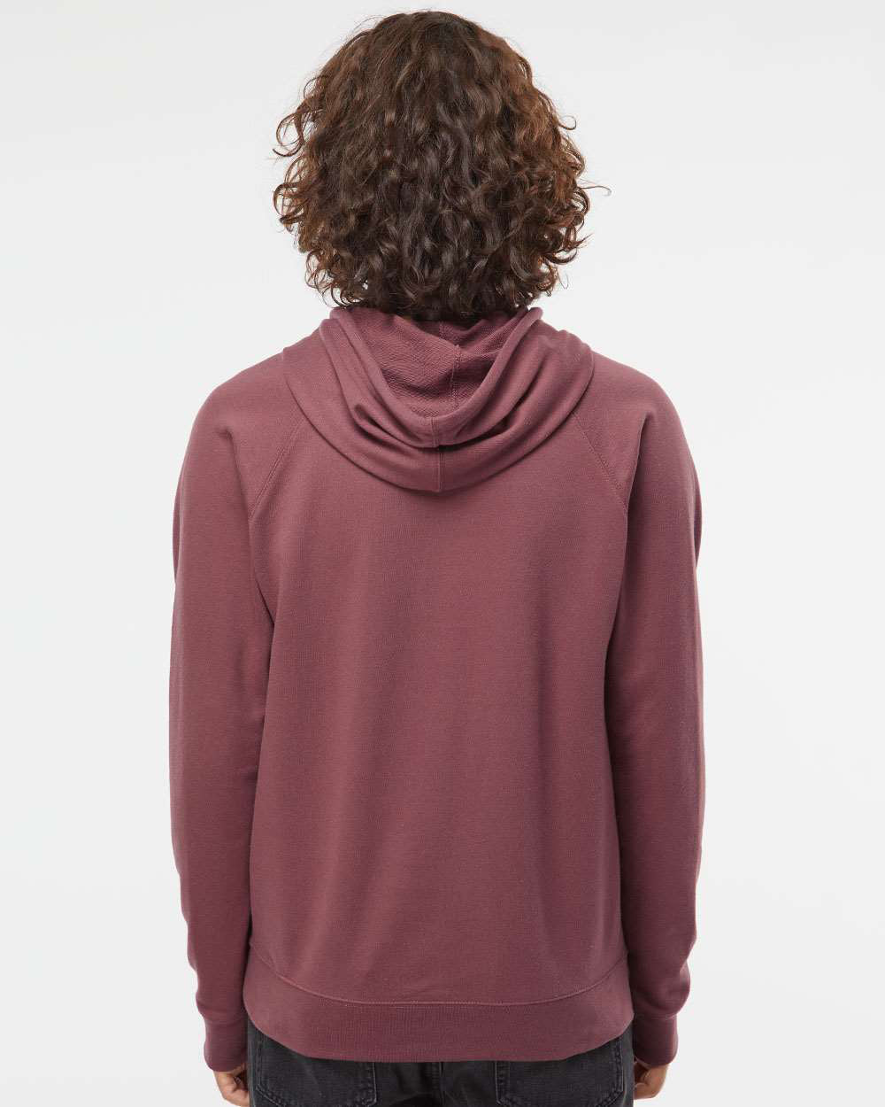 Unisex Lightweight Loopback Terry Hooded Pullover - Tiflee Tradex Company