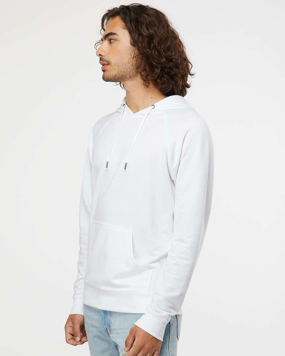 Unisex Lightweight Loopback Terry Hooded Pullover - Tiflee Tradex Company