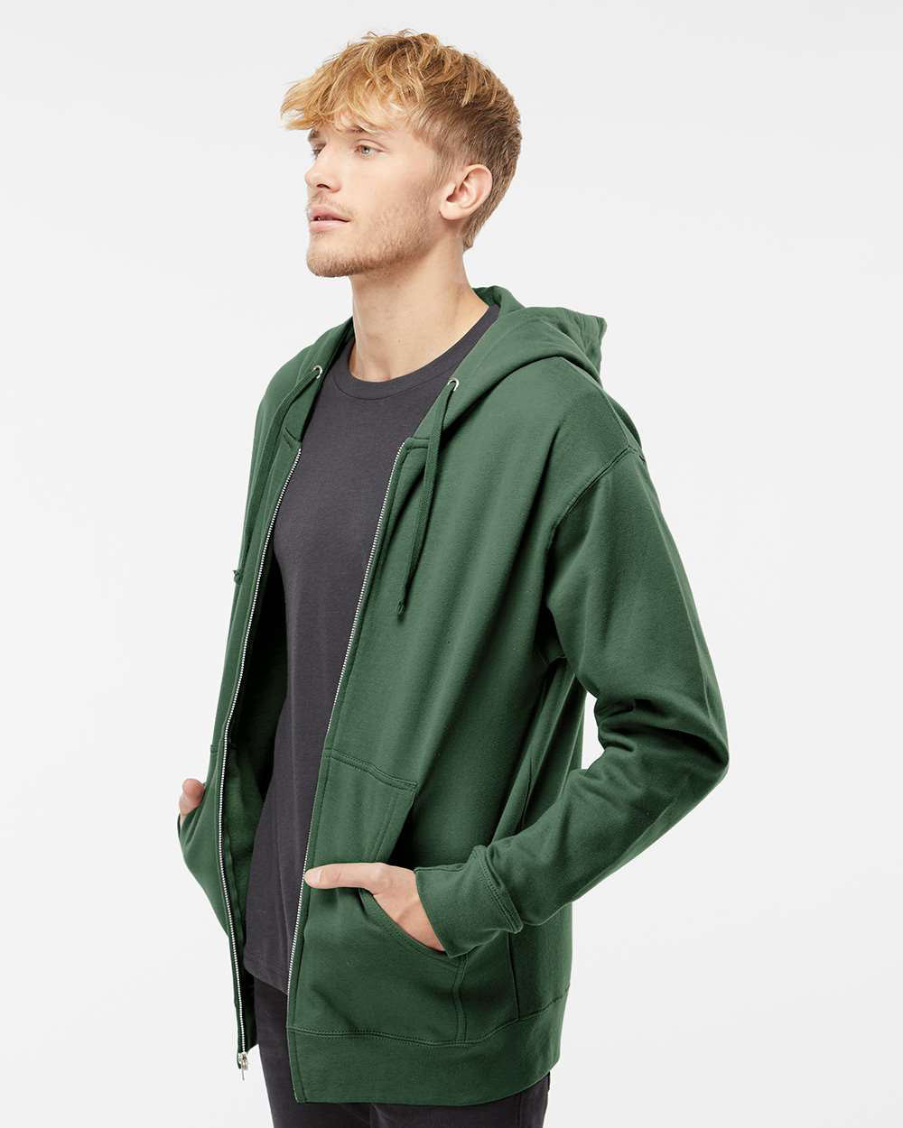 8.5oz. Midweight Zip Hood - Tiflee Tradex Company