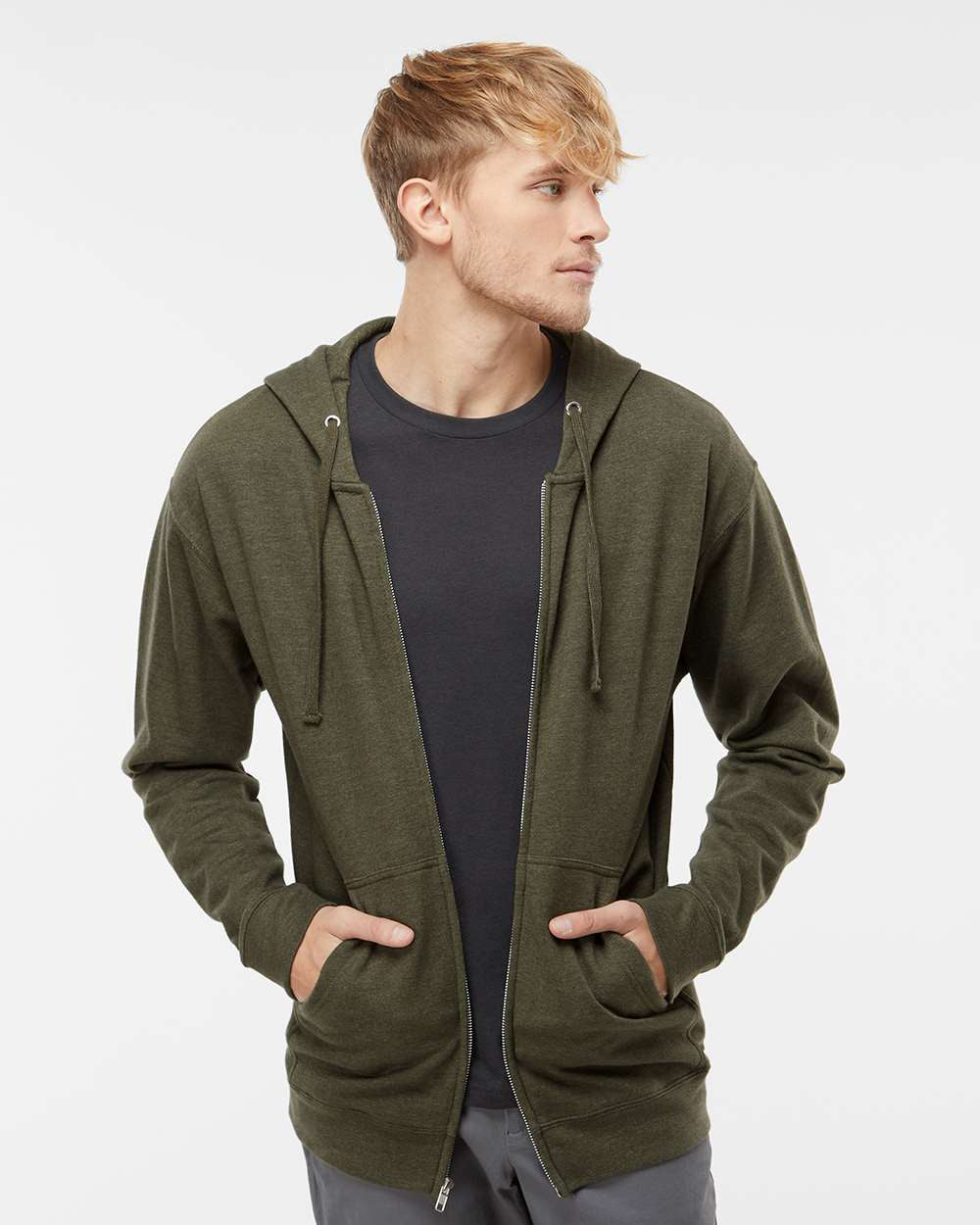8.5oz. Midweight Zip Hood - Tiflee Tradex Company