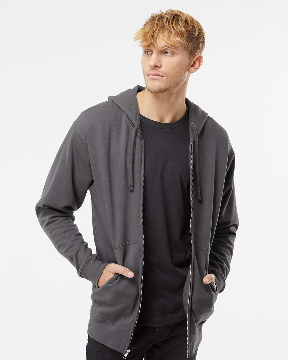 8.5oz. Midweight Zip Hood - Tiflee Tradex Company
