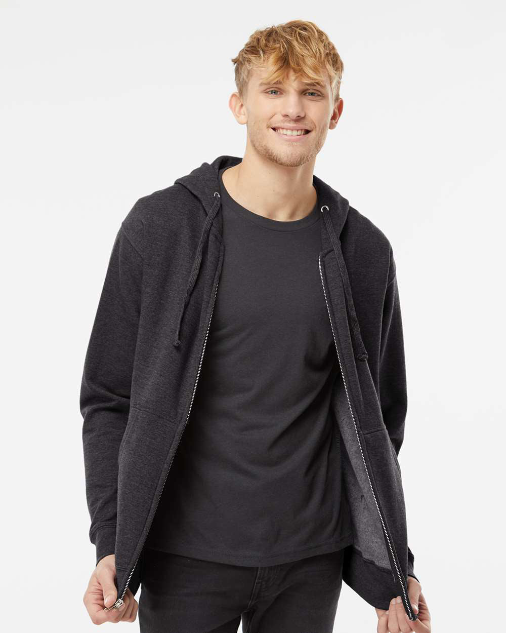 8.5oz. Midweight Zip Hood - Tiflee Tradex Company