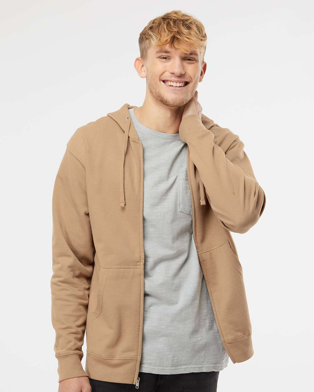 8.5oz. Midweight Zip Hood - Tiflee Tradex Company