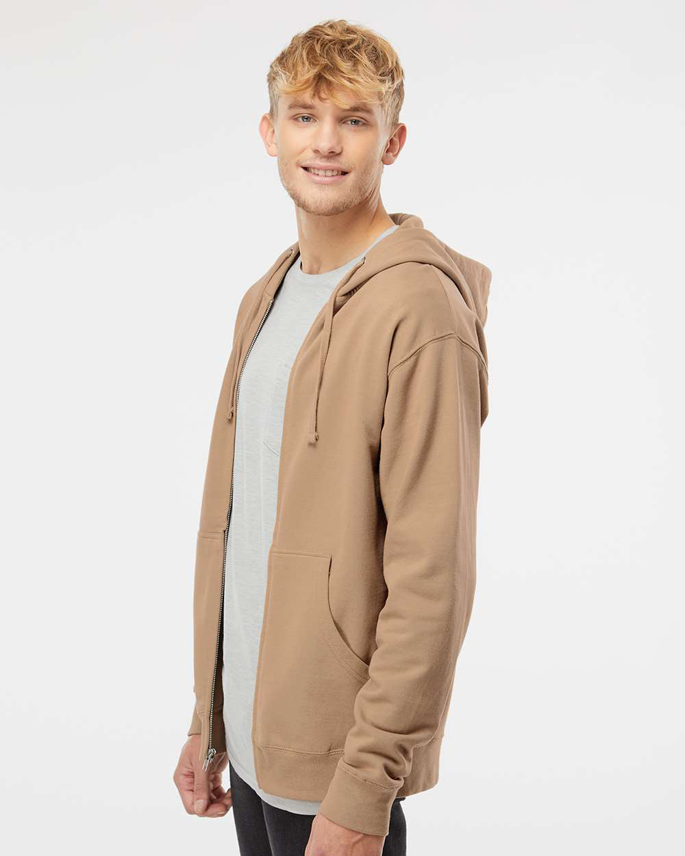 8.5oz. Midweight Zip Hood - Tiflee Tradex Company