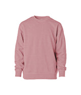 Toddler Lightweight Special Blend Raglan Crew Neck garment in color Orchid Heather