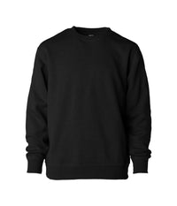 Youth Lightweight Special Blend Raglan Crew Neck garment in color Black