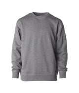 Youth Lightweight Special Blend Raglan Crew Neck garment in color Nickel