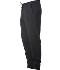 IND20PNT Men's Midweight Fleece Pant in color Black quarter turn.