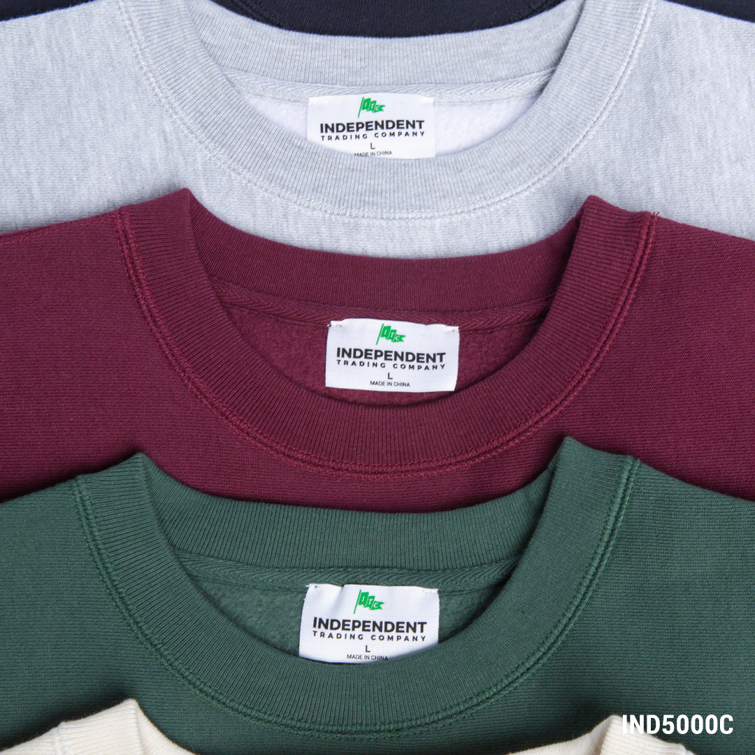 IND5000C Legend - Men's Premium 450gm Heavyweight Cross-Grain Crew are quality made sweatshirts.