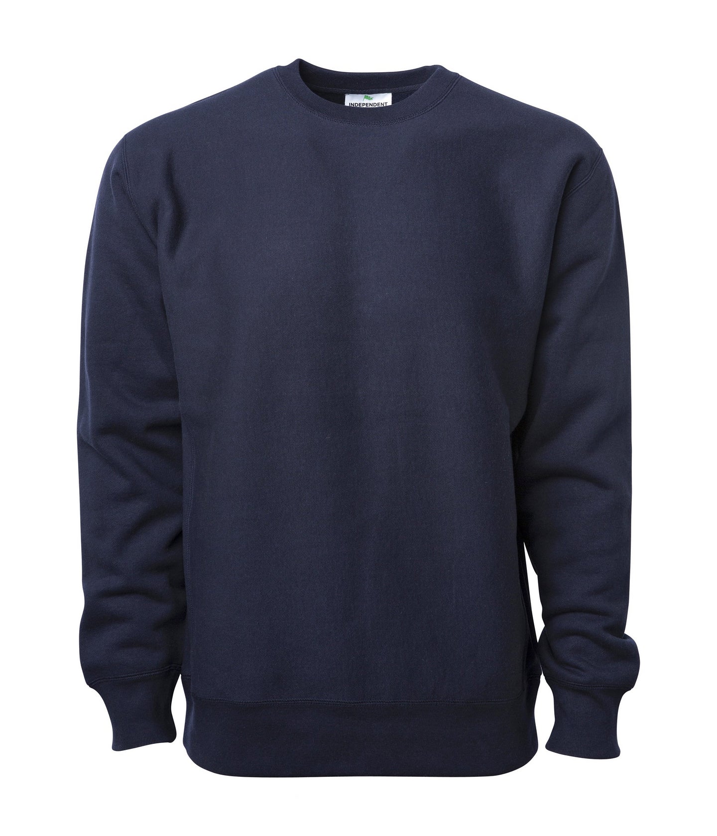 IND5000C Legend - Men's Premium 450gm Heavyweight Cross-Grain Crew in color Classic Navy.