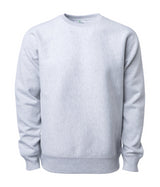 IND5000C Legend - Men's Premium 450gm Heavyweight Cross-Grain Crew in color Grey Heather.