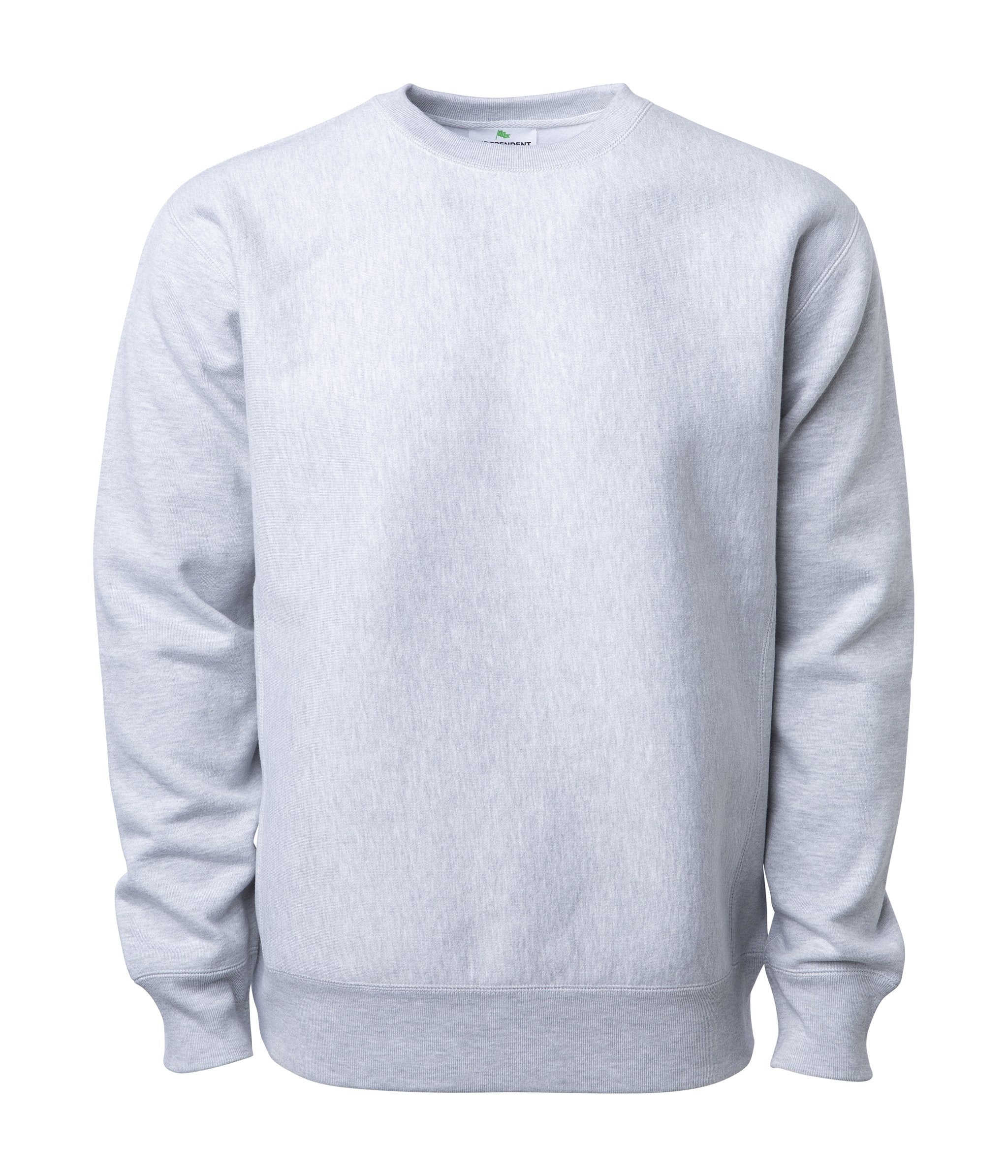 IND5000C Legend - Men's Premium 450gm Heavyweight Cross-Grain Crew in color Grey Heather.