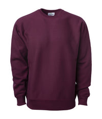 IND5000C Legend - Men's Premium 450gm Heavyweight Cross-Grain Crew in color Maroon.