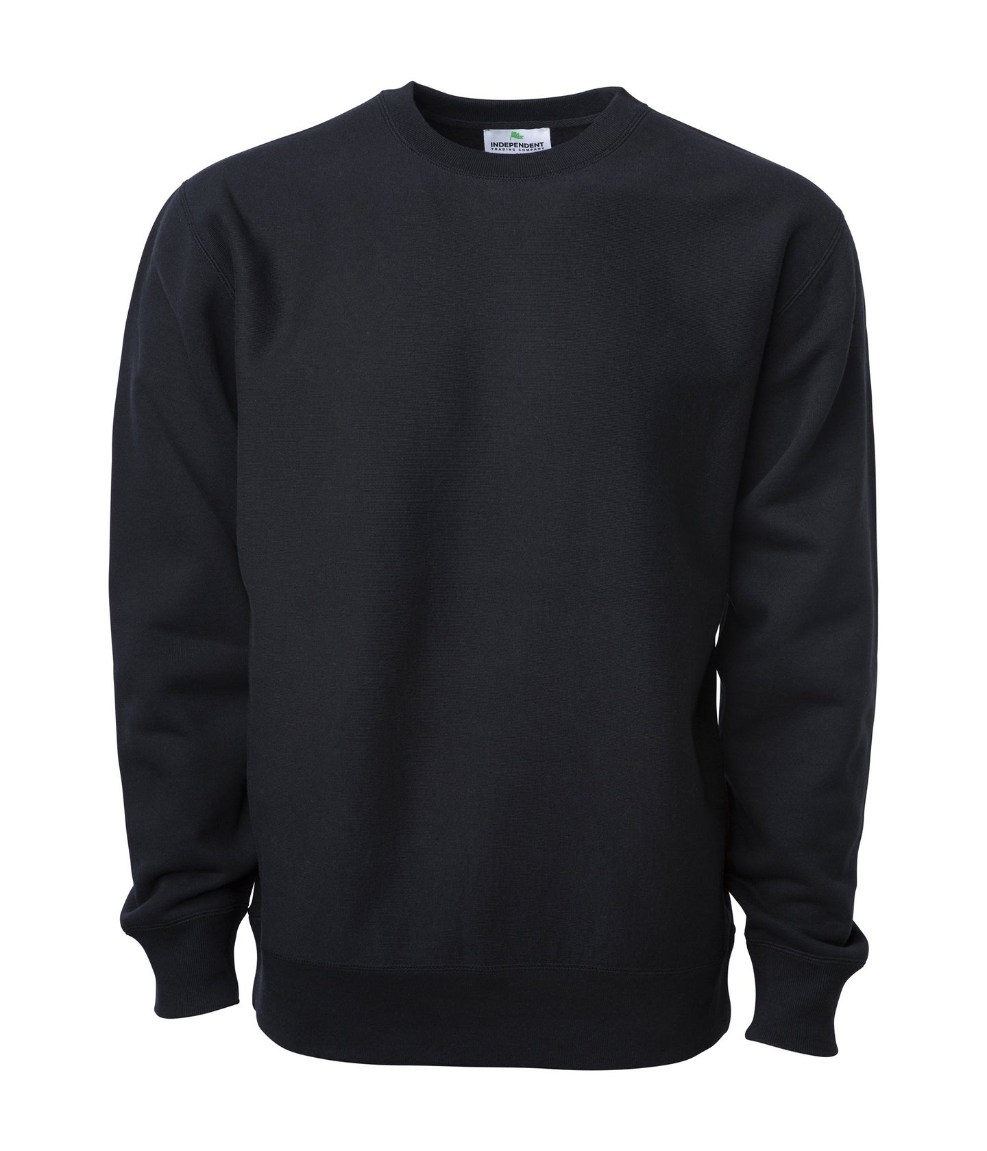 IND5000C Legend - Men's Premium 450gm Heavyweight Cross-Grain Crew in color Black.