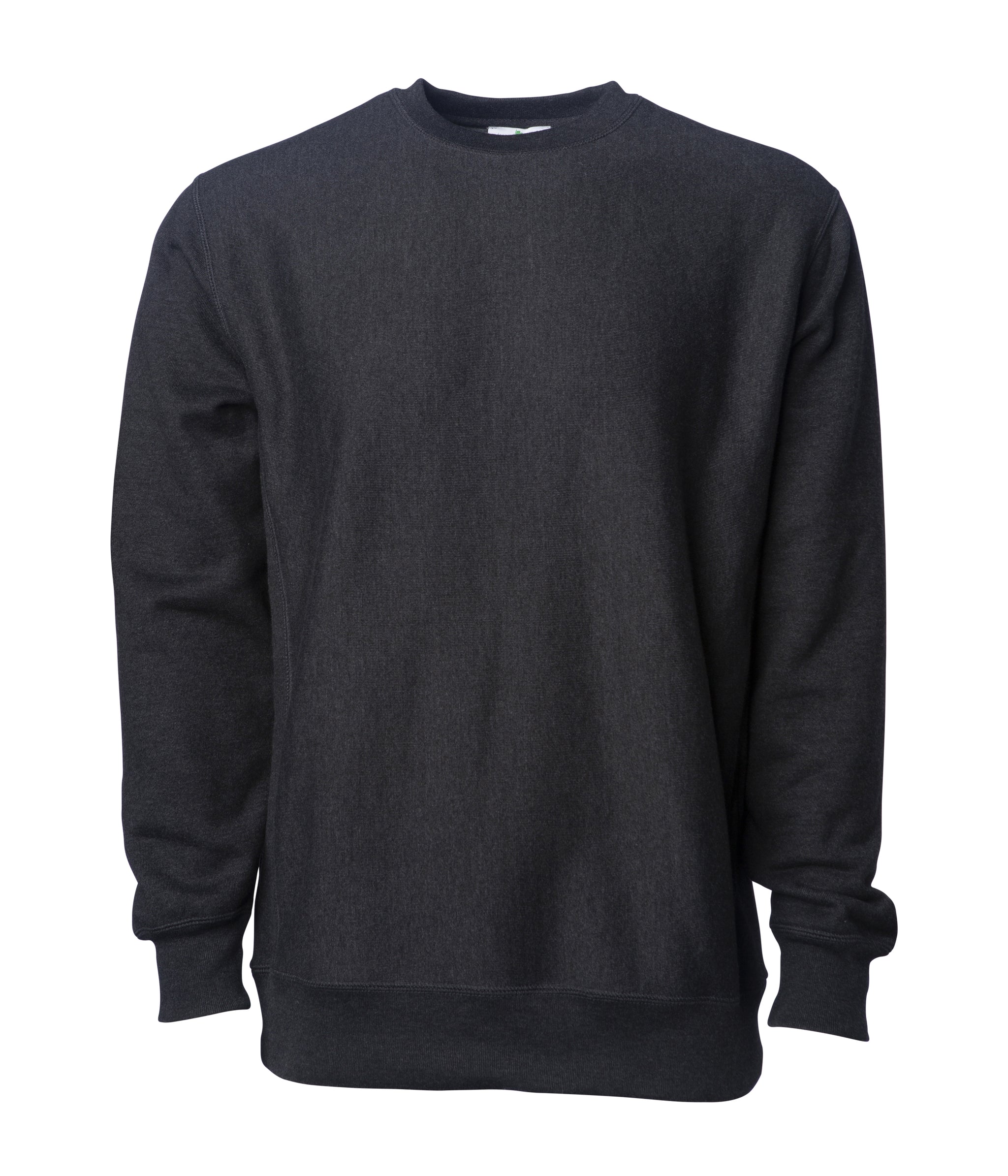 IND5000C Legend - Men's Premium 450gm Heavyweight Cross-Grain Crew in color Charcoal Heather.