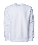 IND5000C Legend - Men's Premium 450gm Heavyweight Cross-Grain Crew in color White.
