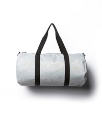 Day Tripper 29 Liter Duffle Bag made of durable polyester material with Nylon handles and removable shoulder strap in White Camo