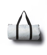 Day Tripper 29 Liter Duffle Bag made of durable polyester material with Nylon handles and removable shoulder strap in White Camo