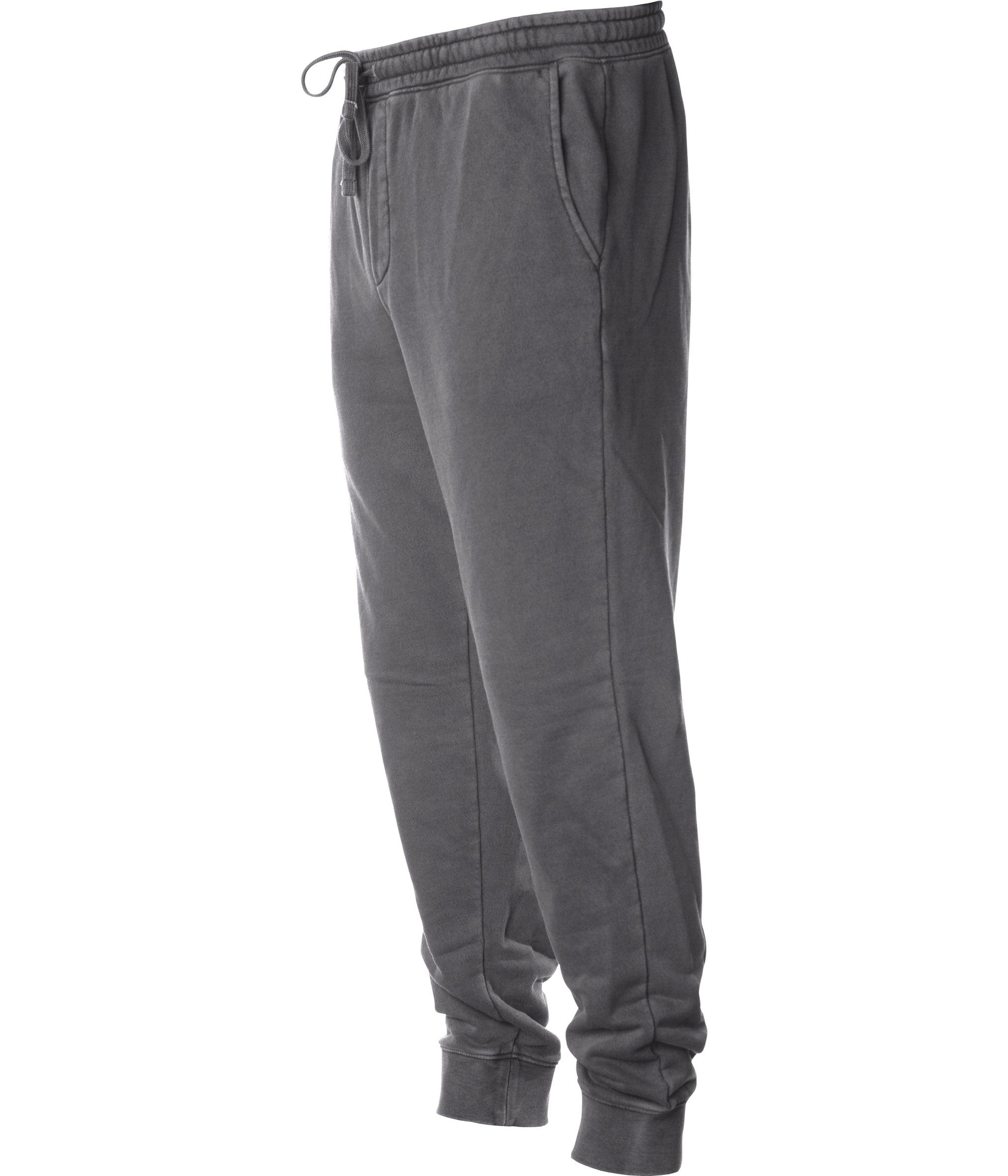 PRM50PTPD Men's Pigment Dyed Fleece Pant in color Pigment Black.