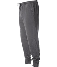 PRM50PTPD Men's Pigment Dyed Fleece Pant in color Pigment Black.
