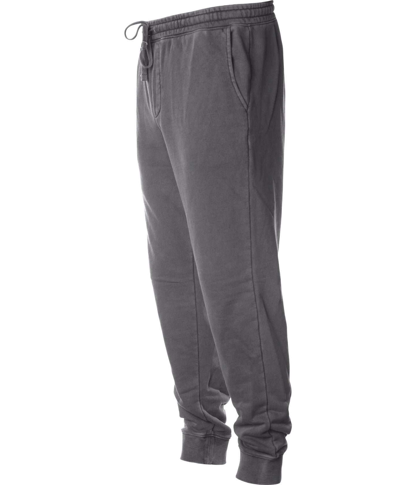 PRM50PTPD Men's Pigment Dyed Fleece Pant in color Pigment Black.