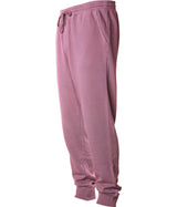 PRM50PTPD Men's Pigment Dyed Fleece Pant in color Pigment Maroon.
